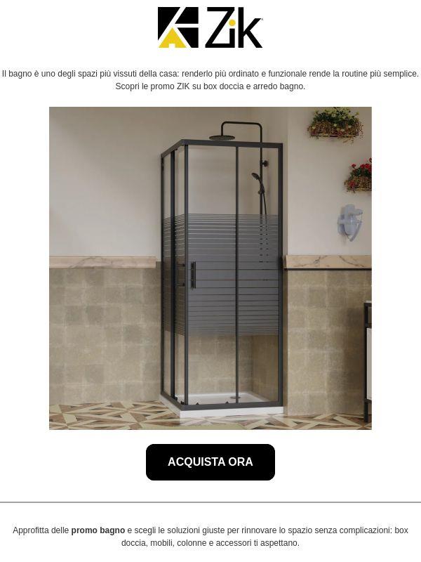 Promo bagno: box doccia e arredi per rinnovare ora