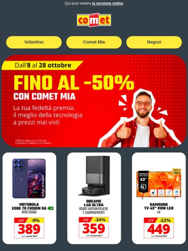 VOLANTINO: fino al -50% 🔥