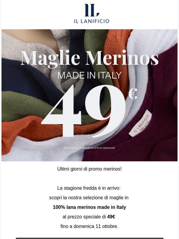Ultimi giorni | Lana merinos a 49€ 🐑