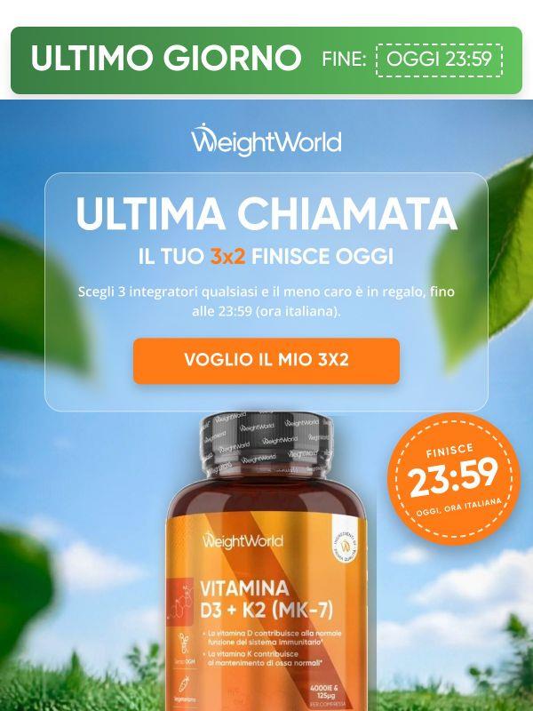 Ultima chiamata: il 3x2 finisce oggi