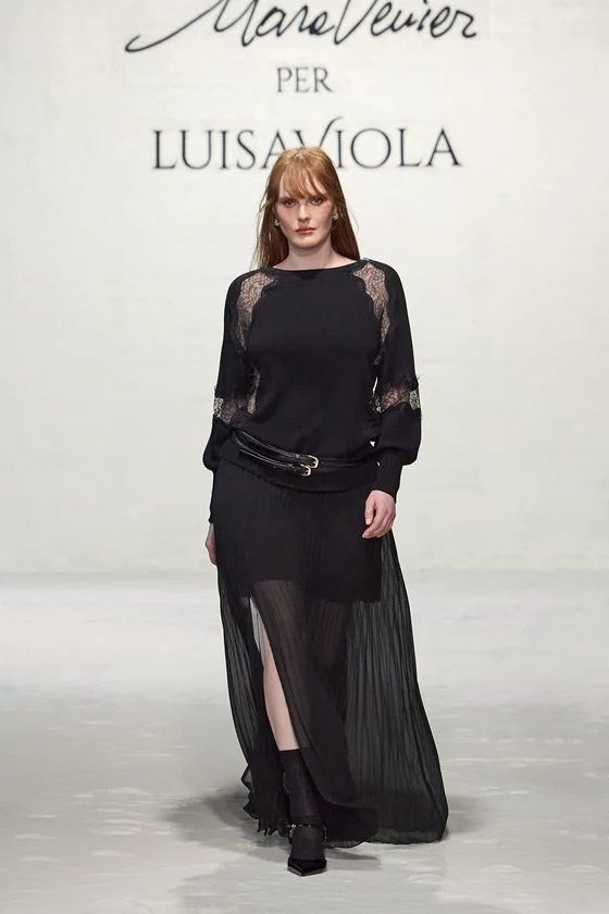 MAGLIA CON INTARSI IN PIZZO