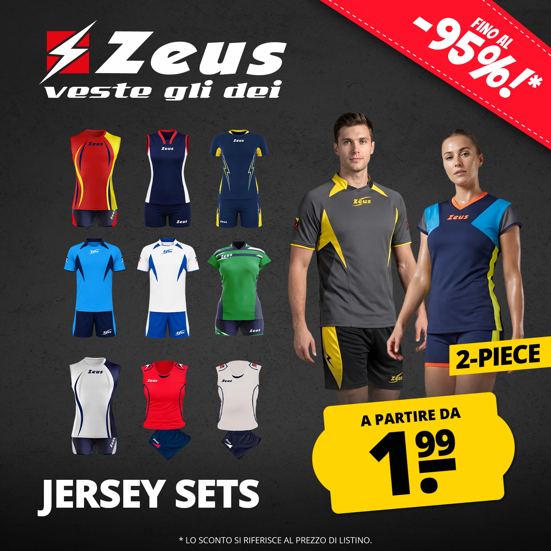 ZEUS Trikot-Sets 2-teilig