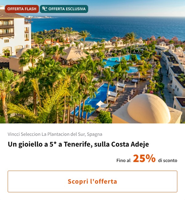 Un gioiello a 5* a Tenerife, sulla Costa Adeje