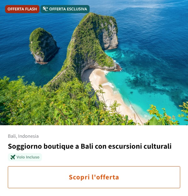 Soggiorno boutique a Bali con escursioni culturali