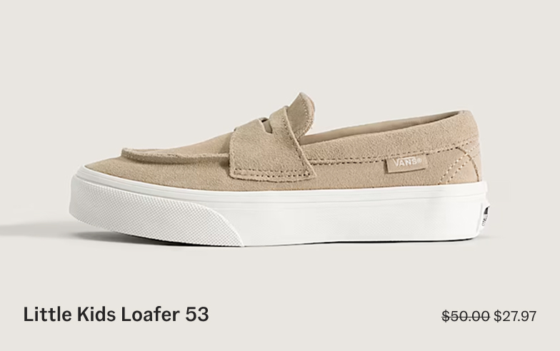 Incense Beige Marshmallow White Little Kids Loafer 53