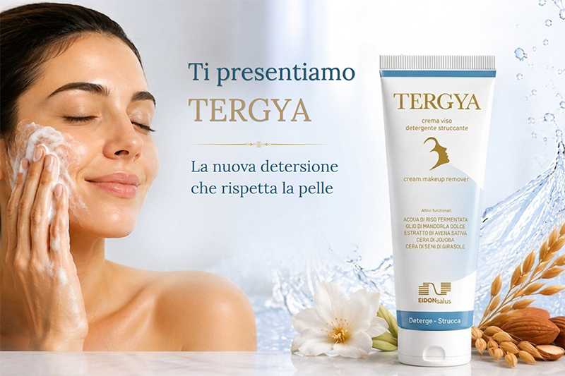 Ti presentiamo TERGYA: la nuova detersione che rispetta la pelle del tuo viso