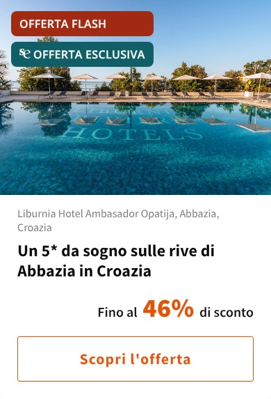 Un 5* da sogno sulle rive di Abbazia in Croazia