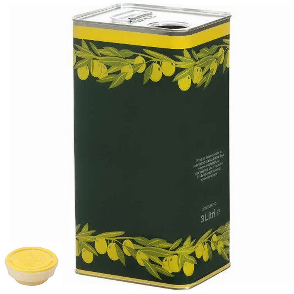 Lattine in Metallo per Olio d'Oliva