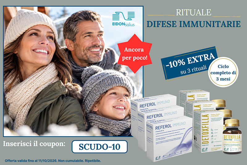 Ultimi giorni per approfittare della promozione e iniziare 3 mesi dedicati alle tue difese.