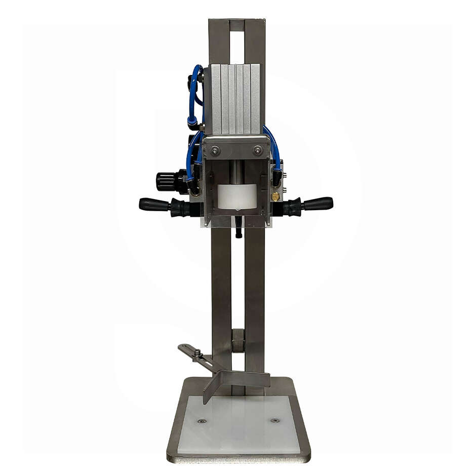 Tappatrice Mirko inox per tappi antirabbocco