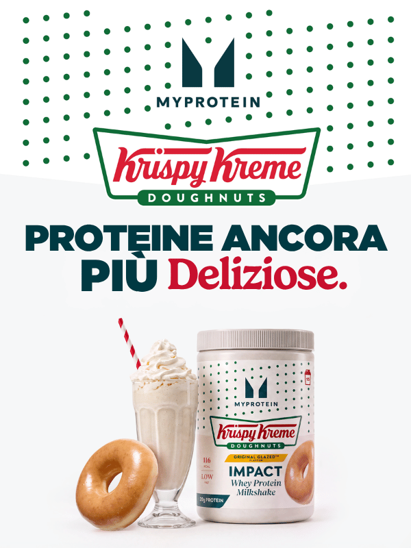 impact whey protein milkshake x krispy kreme
