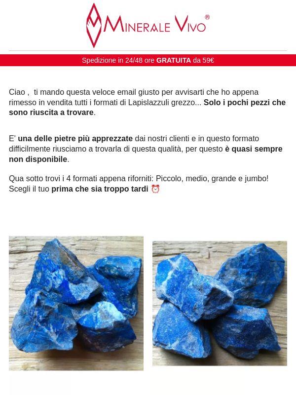 Appena arrivato, pochi pezzi disponibili...