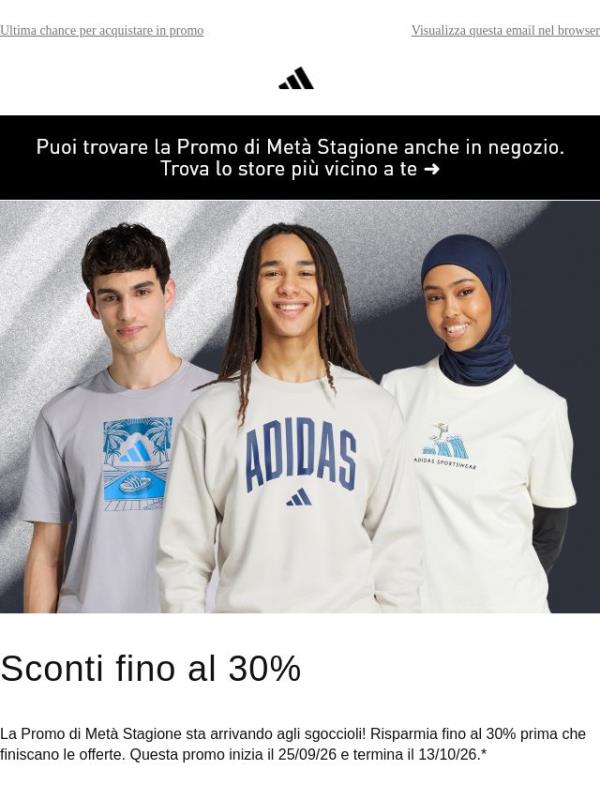 Gli sconti fino al 30% finiranno presto