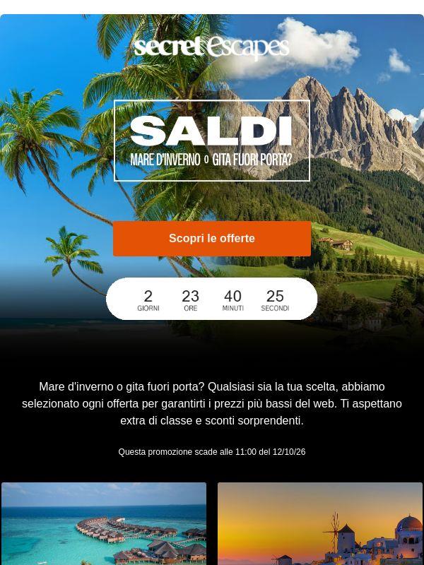 Saldi - Mare d'inverno o gita fuori porta?