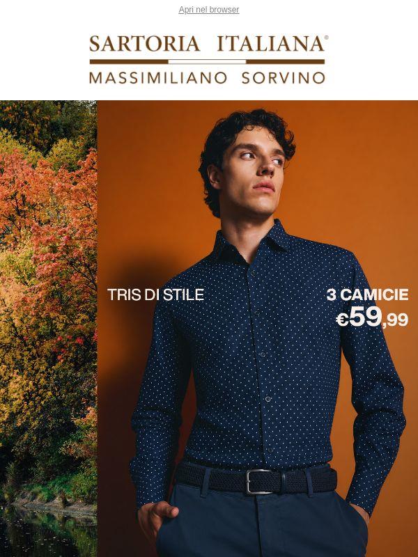 3 camicie a 59,99 € | Online e in store