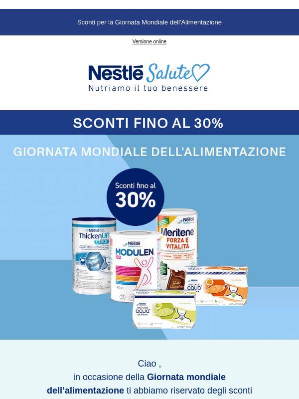 Fino al -30% per la giornata dell'alimentazione 🥗