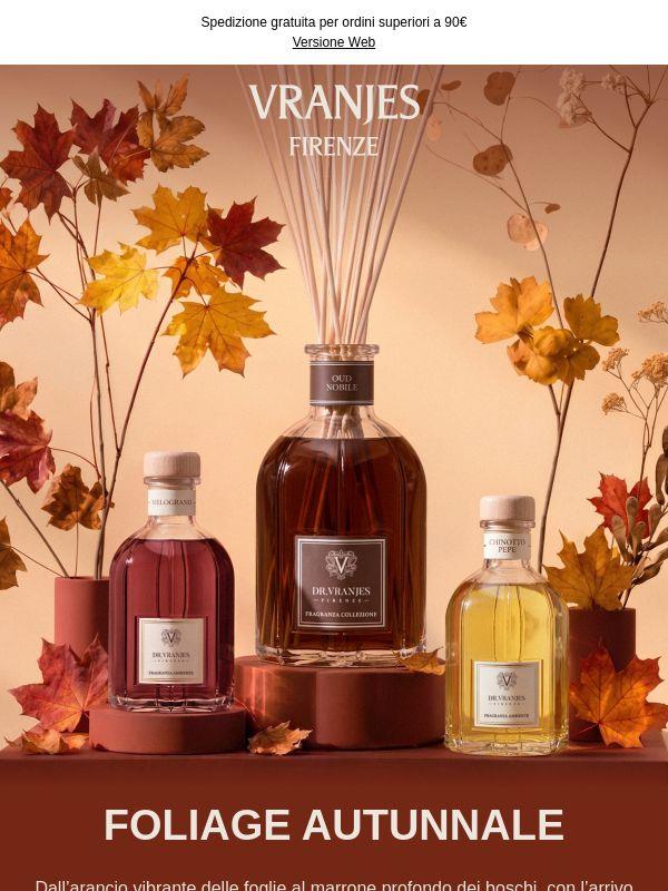Foliage autunnale: Tre fragranze  dai colori dell'autunno