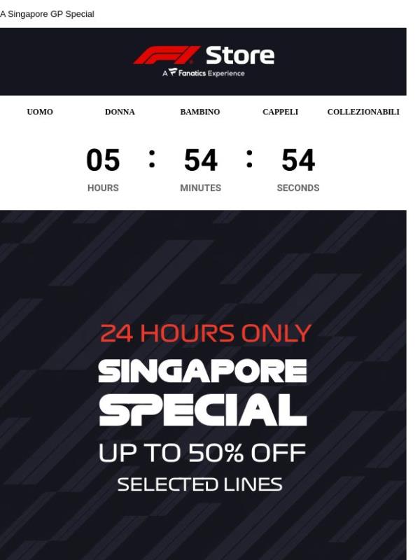 Final hours! Up to 50% off