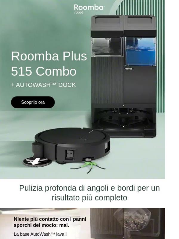 Conosci già Roomba® Plus 515 Combo? 👀