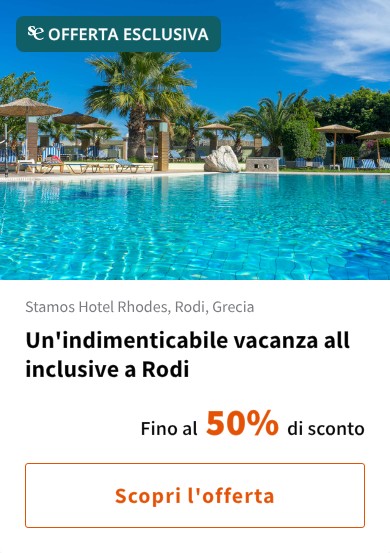 Un'indimenticabile vacanza all inclusive a Rodi
