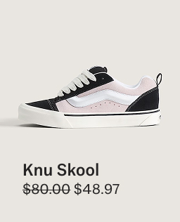 Black / Pale Petal Pink Knu Skool Shoe