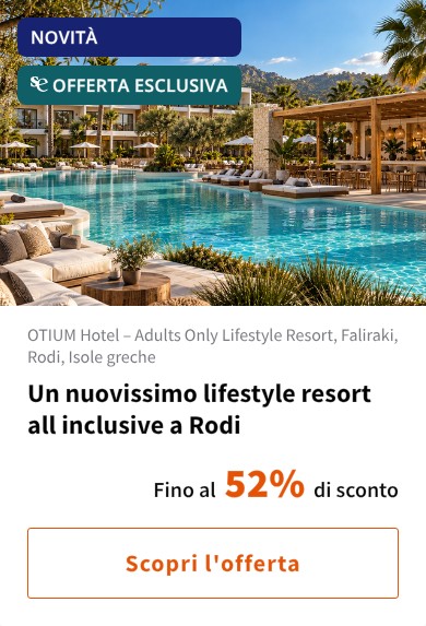 Un nuovissimo lifestyle resort all inclusive a Rodi
