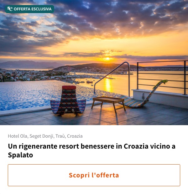 Un rigenerante resort benessere in Croazia vicino a Spalato