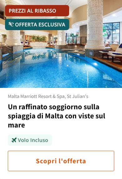 Un raffinato soggiorno sulla spiaggia di Malta con viste sul mare