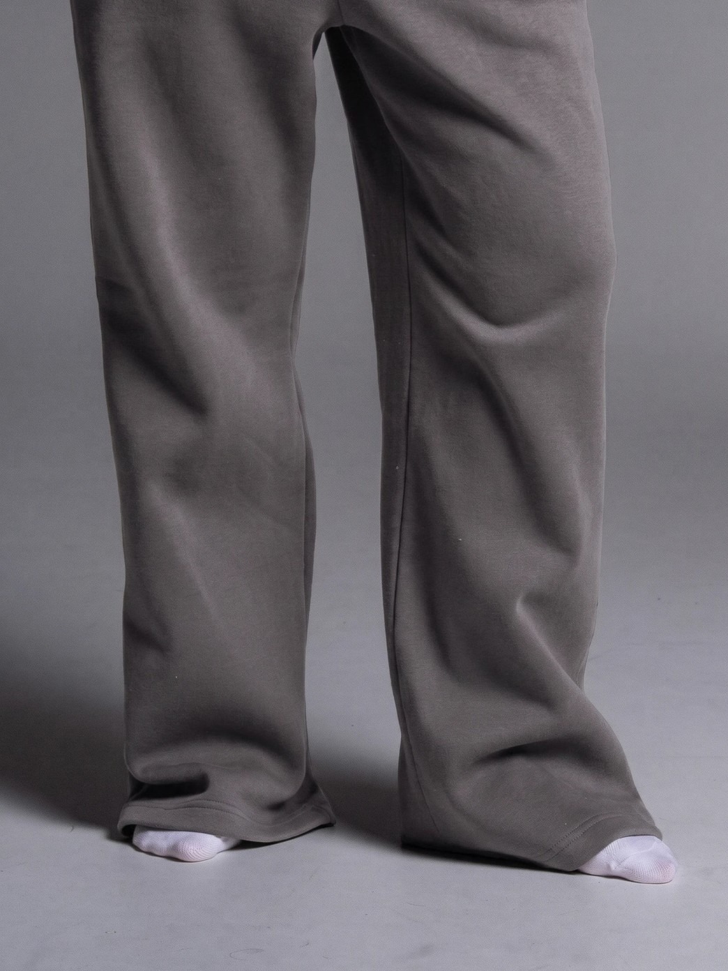 Luna Straight Leg Sweat Pant Pure Grey