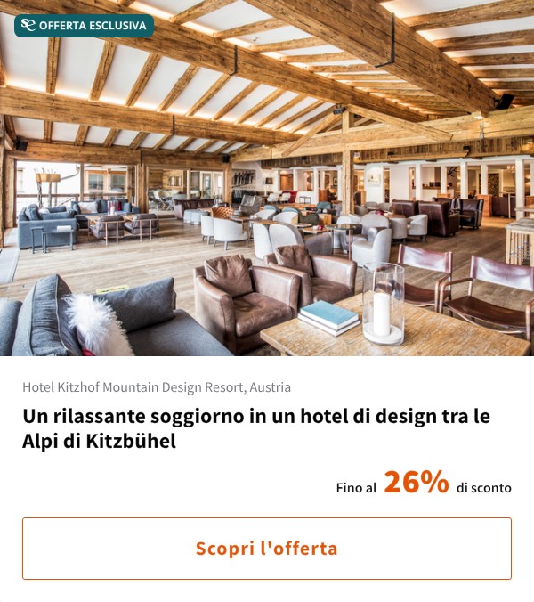 Un rilassante soggiorno in un hotel di design tra le Alpi di Kitzbühel