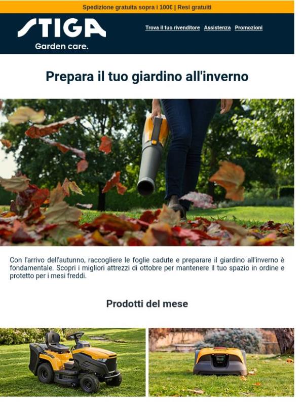 Cura del giardino a ottobre