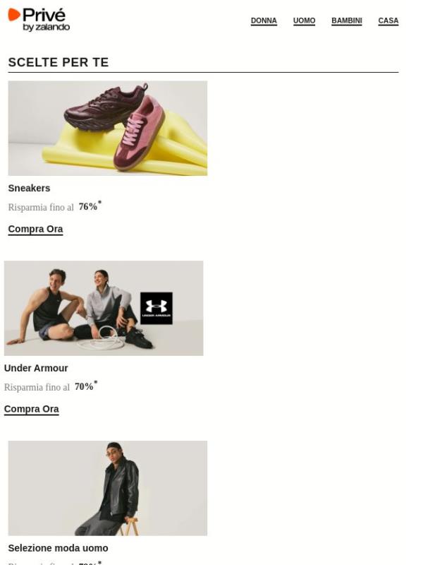 Under Armour, GAP & Sneakers ⎪ Scopri di più...