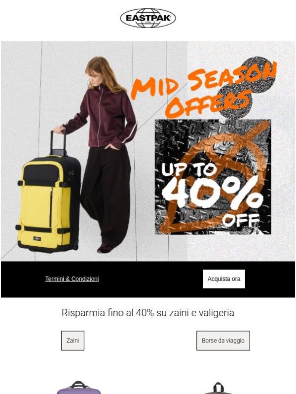 Offerte di metà stagione | Fino al -40%