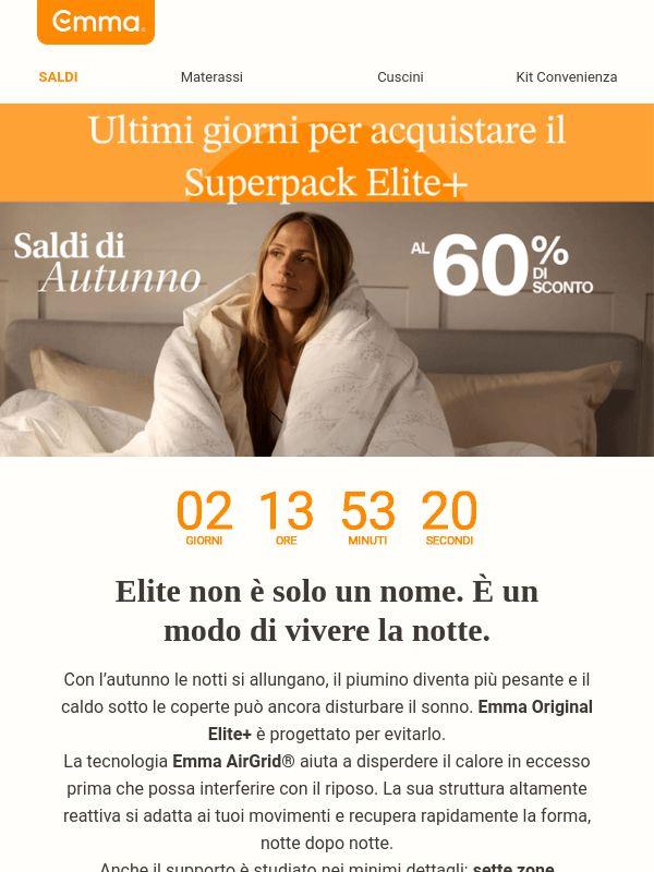 Il comfort che cambia le tue notti: -60% per 2 giorni 🤎