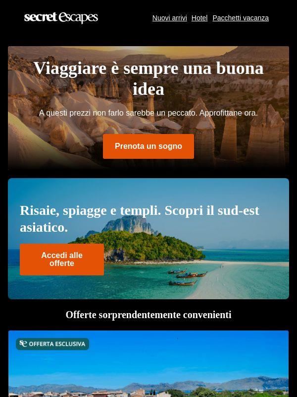 Stanza vuota. Cinque stelle. Prenoti?