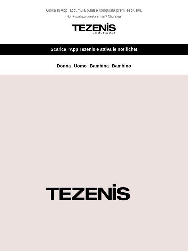 Tezenis Club ✨📱 il nuovo programma fedeltà