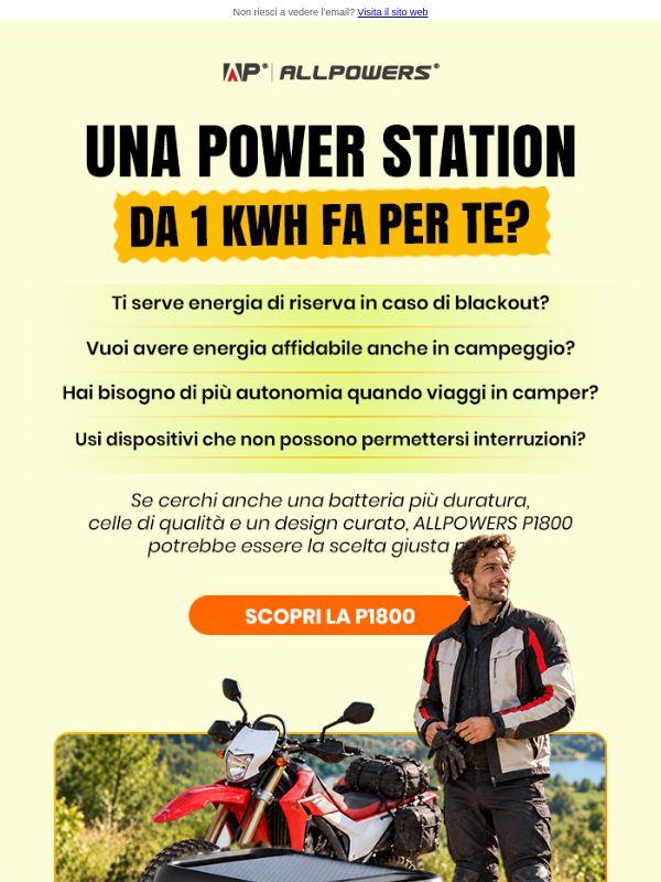 Una power station da 1 kWh fa per te?