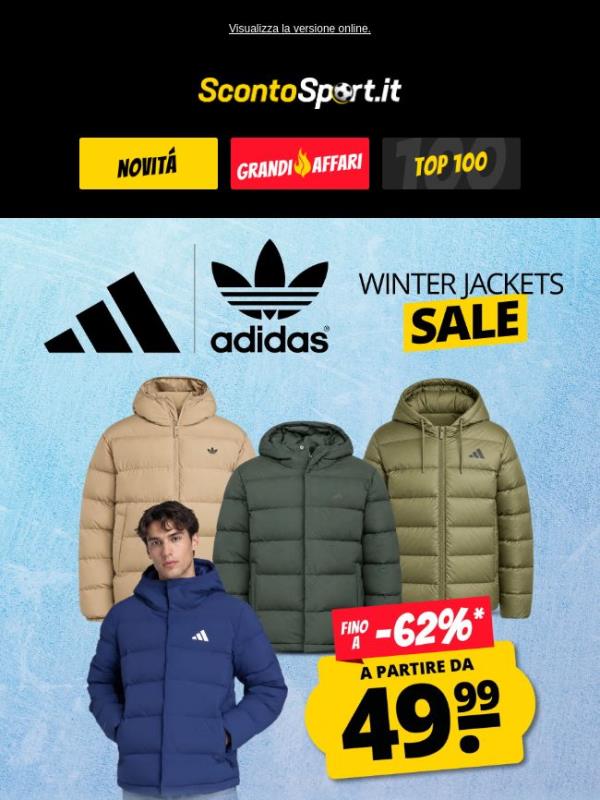Giacche invernali adidas a partire da 49,99 € 🔥