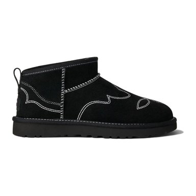 Ugg — Stivali UGG Classic Ultra Mini Western in Camoscio