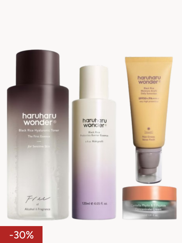Haruharu Wonder Glowing Skin Routine