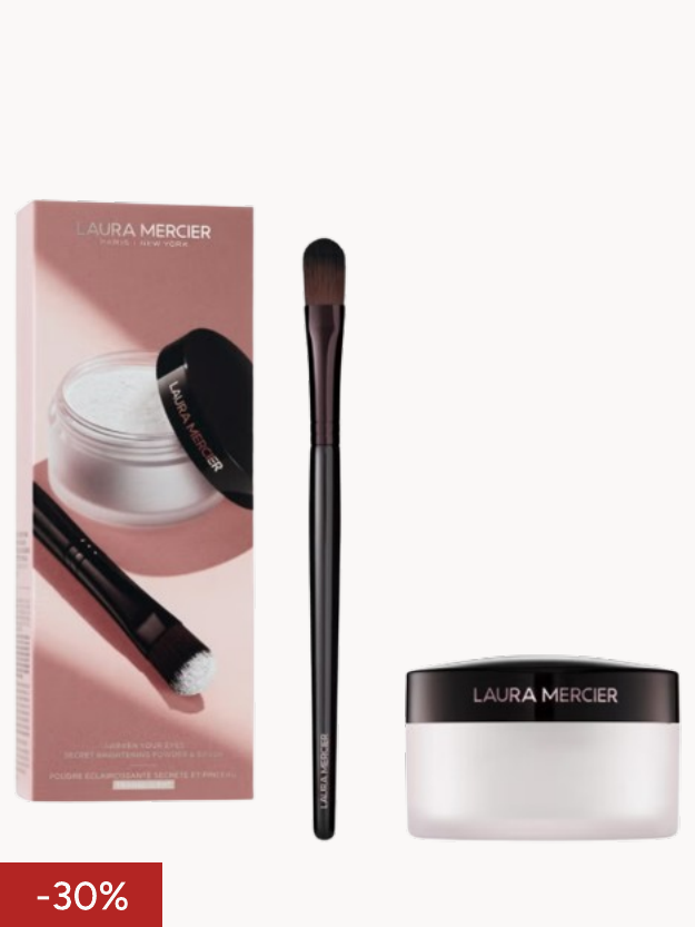 Laura Mercier Awaken Your Eyes Secret Brightening Powder + Brush 4g