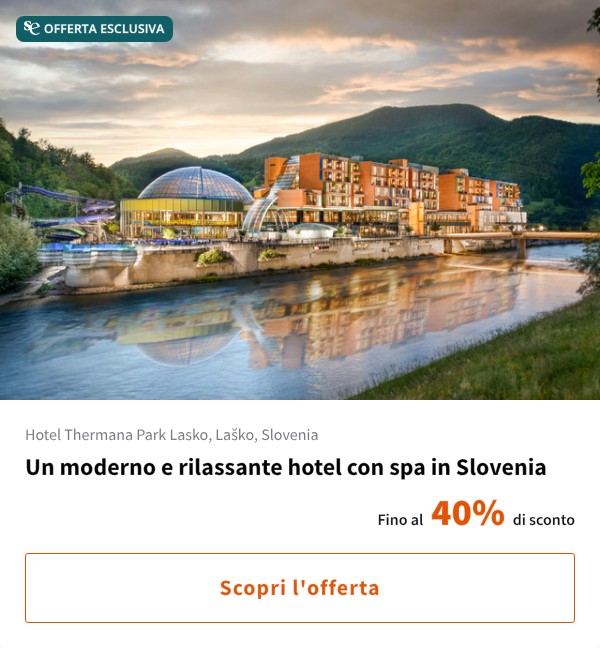 Un moderno e rilassante hotel con spa in Slovenia
