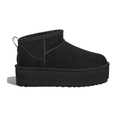 Ugg — Stivali Classic Ultra Mini con Plateau nero