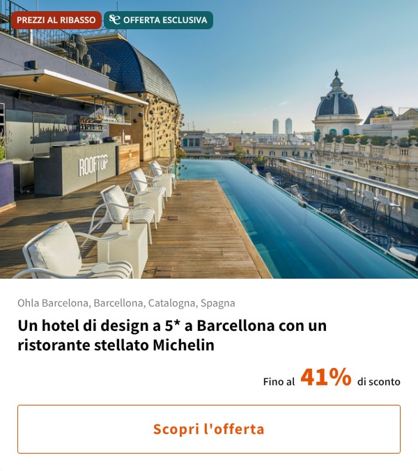 Un hotel di design a 5* a Barcellona con un ristorante stellato Michelin