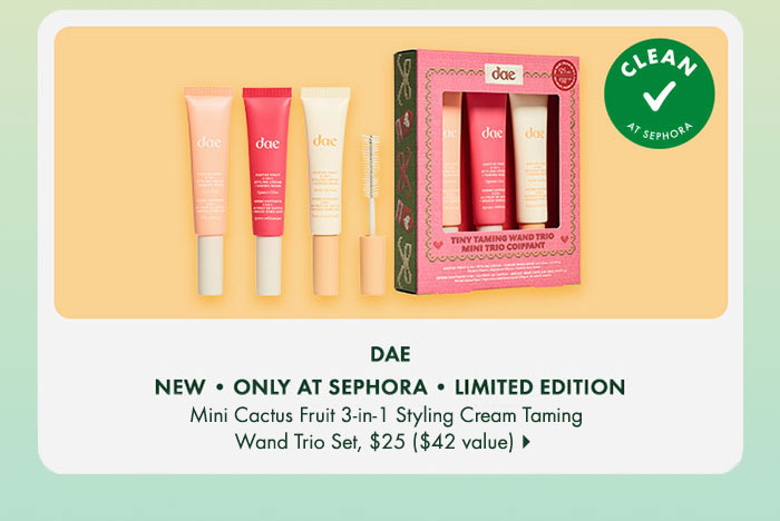 dae Cactus Fruit 3-in-1 Styling Cream Taming Wand Trio Set
