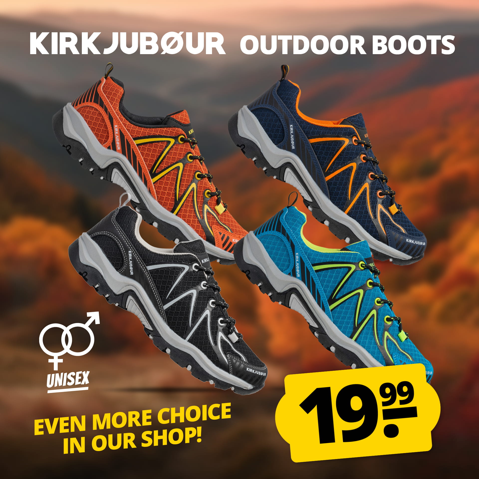 kirkjuboeur-makalu-unisex-scarpe-outdoor-nero