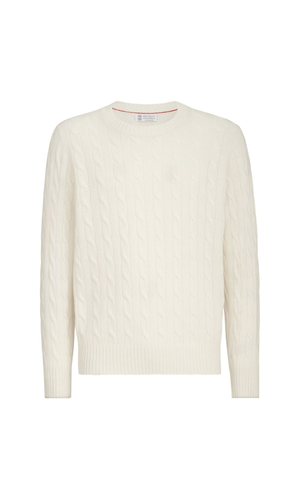 Cashmere crewneck sweater
