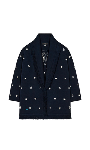 Echoes Of The Bandana cashmere cardigan