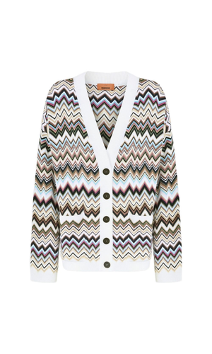 Wool blend cardigan