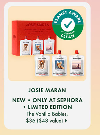 Josie Maran VANILLA BB TRIO SET HOL26